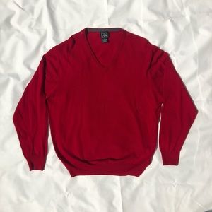 Jos A Bank V Neck Sweater